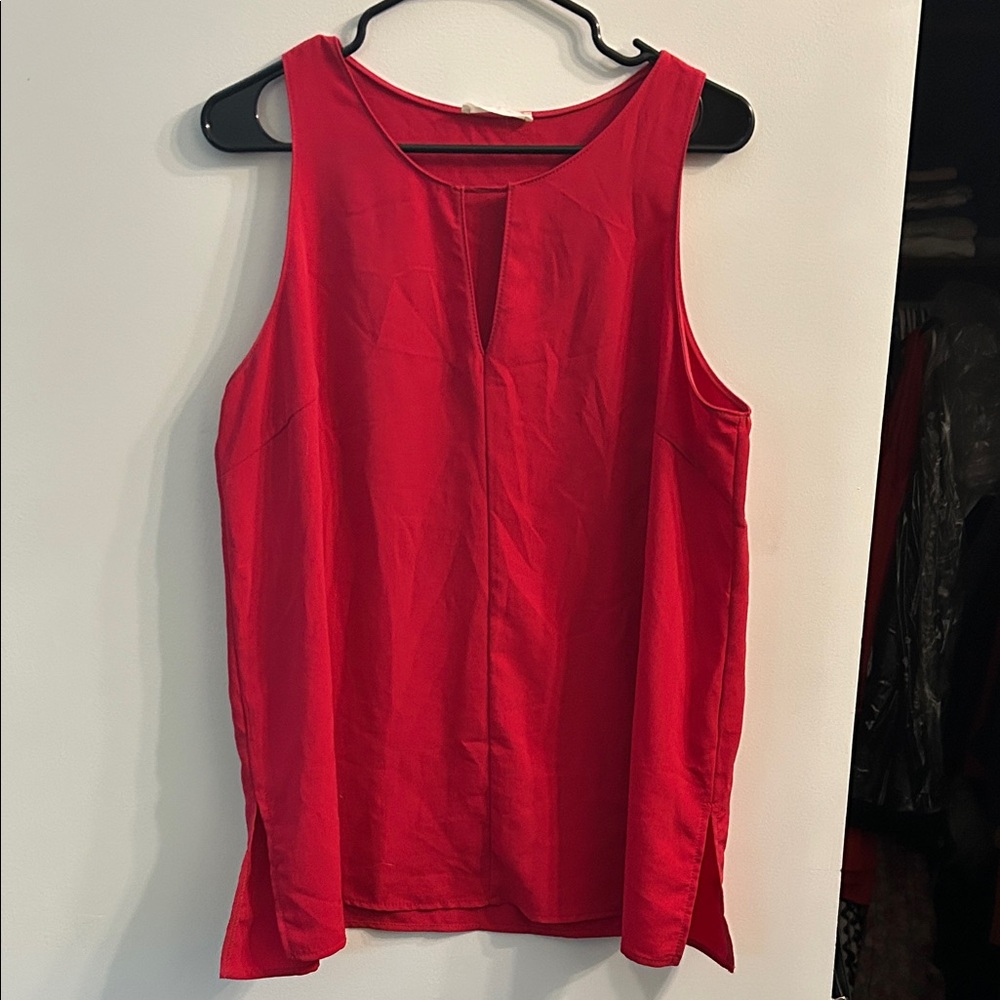 Deep pink Sleeveless Women's Top